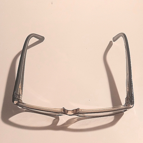 Vintage Burberry Black WomRectangular Eyeglasses Plaid Temples Italy B2043 3029 - Picture 4 of 9